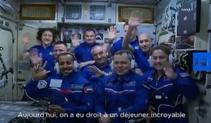 Luca Parmitano : un repas cosmopolite à bord de l'ISS