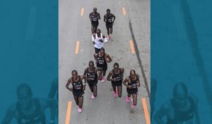 Eliud Kipchoge, premier homme à courir le marathon en moins de deux heures: 1h59’40