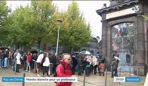 Puy-de-Dôme : marche blanche après le suicide d'un professeur