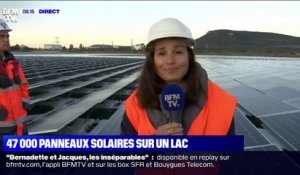Comment fonctionne la première centrale photovoltaïque flottante de France ?