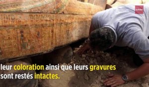 Fouille miraculeuse en Égypte : plus de 20 sarcophages mis au jour