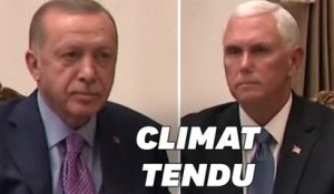 Pence et Erdogan gagnent la palme de la rencontre la plus froide