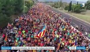 Barcelone : la démonstration de force des indépendantistes