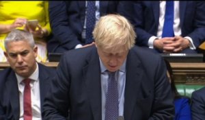 "J'espère que nous allons voir la raison triompher." Boris Johnson ouvre le vote sur l'accord sur le Brexit au Parlement britannique