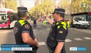 Espagne : nuit de violences à Barcelone