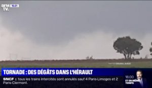 Une tornade traverse l'autoroute A75 dans l'Hérault
