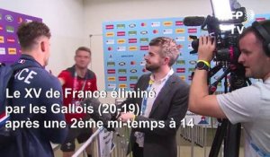 "On peut sortir la tête haute": le XV de France battu par les Gallois, mais fier de son match
