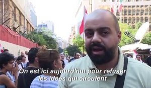 Liban : manifestation devant la banque centrale à Beyrouth (2)