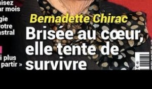 Bernadette Chirac, brisée au coeur, surprenante façon de survivre