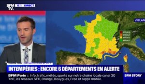 Intempéries: six départements sont toujours en alerte orange