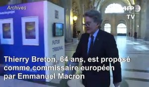 Thierry Breton proposé comme commissaire européen par Macron