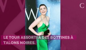 PHOTOS. Maisie Williams rayonnante avec une ceinture très Game of Thrones