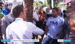 La Réunion : Emmanuel Macron échange avec les habitants