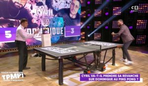 Cyril Hanouna va-t-il réussir à battre Dominique au ping-pong ou va-t-il perdre une troisième fois ?