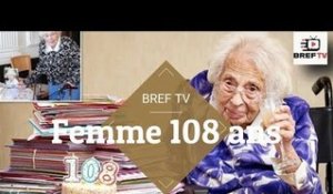 Une femme qui célèbre son 108e Birthday dit que le secret de sa longue vie est chocolat et champagne