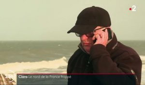 Ciara : des vagues impressionnantes déferlent sur le littoral du nord de la France