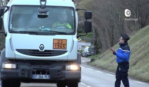 Reportage - Stop à la circulation des poids lourds à Saint-Georges-de-Commiers !