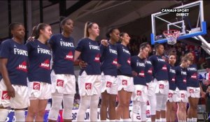 La Marseillaise des Bleues lors de France / Australie - TQO Femmes 2020