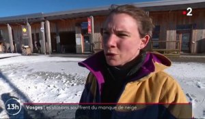 Vosges : les stations souffrent du manque de neige
