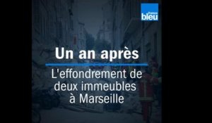 Il y a un an, deux immeubles s'effondraient à Marseille