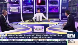 Rapprochement PSA/FCA et acquisition de Tiffany par LVMH: quel impact sur le marché boursier ? - 01/10