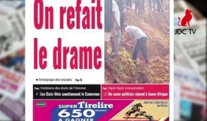 REVUE DE PRESSE CAMEROUNAISE DU 1 NOVEMBRE 2019