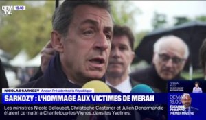 Nicolas Sarkozy lors de l'hommage aux victimes de Mohammed Merah: "Si ça continue c'est qu'il y a des choses qu'on devrait faire mieux"