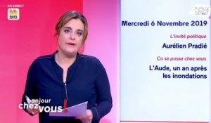 Invité : Aurélien Pradié - Bonjour chez vous ! (06/11/2019)
