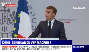 Emmanuel Macron: "Pendant plusieurs années, l'Union Européenne n'a pas été coordonnée dans sa politique chinoise"