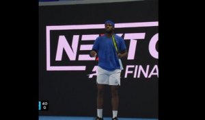 Masters Next Gen - Le coup de squash fabuleux de Tiafoe contre Humbert