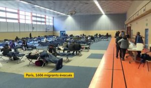 Paris : deux campements de 1 600 migrants évacués