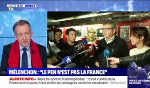 Marche contre l’islamophobie: le bras de fer Le Pen/Mélenchon - 09/11