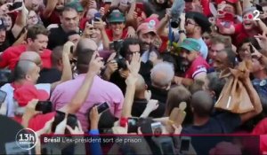 Brésil : sortie de prison de l'ex-président Lula