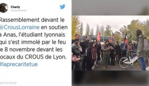 Étudiant immolé à Lyon : des centaines de personnes manifestent