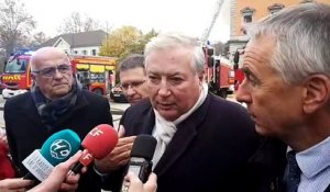 Incendie à Annecy : les réactions du préfet et du maire