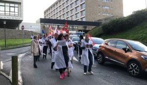 Grève à l’hôpital de Dinan