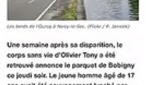 Le corps du jeune homme de 17 ans dont le lynchage a été diffusé sur internet à été retrouvé hier sur les berges du canal de l'Ourcq à Noisy-le-Sec