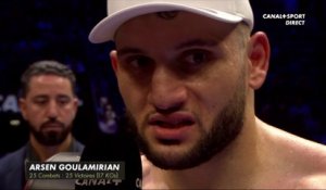 Arsen Goulamirian : "J'avais hâte de boxer"