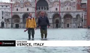 Venise : le niveau de l'eau diminue, le coût des dégradations augmente