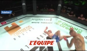 Le coup de pied retourné dévastateur de Gallon - MMA - WTF