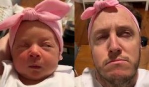 Ce papa imite les différentes expressions de sa fille et en fait des vidéos à succès.