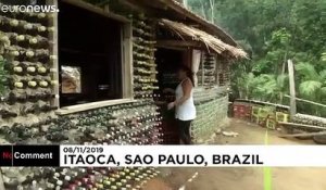 Au Brésil, une maison fabriquée avec plus de 6 000 bouteilles en verre