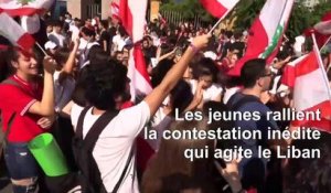 Au Liban, la jeunesse réclame le droit à un avenir meilleur, au pays