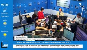 La matinale de France Bleu Occitanie - Emission du jeudi 21 novembre 2019