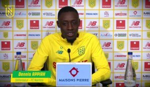 Dennis Appiah avant Stade Brestois - FC Nantes