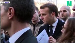 À Amiens, une chercheuse interpelle Macron sur la précarité des doctorants