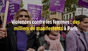 Violences contre les femmes : des milliers de manifestants à Paris
