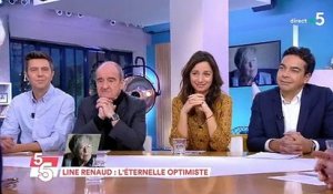 La gorge nouée, Line Renaud revient pour la première fois à la télé depuis son accident en juin dernier : "Je suis très émue parce que je vous retrouve