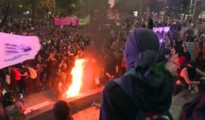 Mexique: violente manifestation pour condamner l'inaction du gouvernement face aux violences faites au femmes