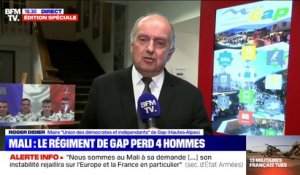 "Leur engagement est au service de notre nation, nous ne pourrons jamais l'oublier."  Roger Didier a rendu hommage aux militaires tués au Mali et basés au régiment de Gap